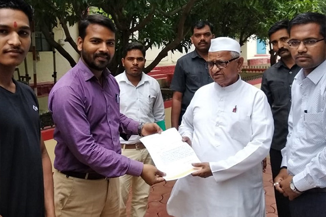 Anna Hazare @ ASDL Crompton