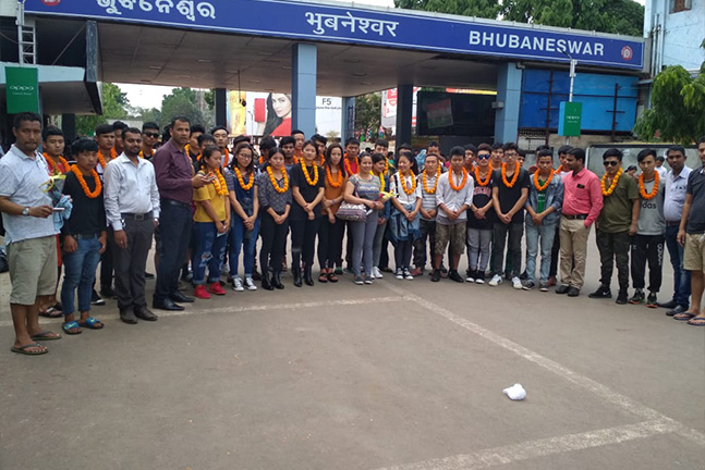 Bhutanese Students comes to India for training in Plumbing Trade
